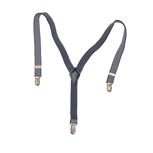 Suspender Belt Navy White Stripe