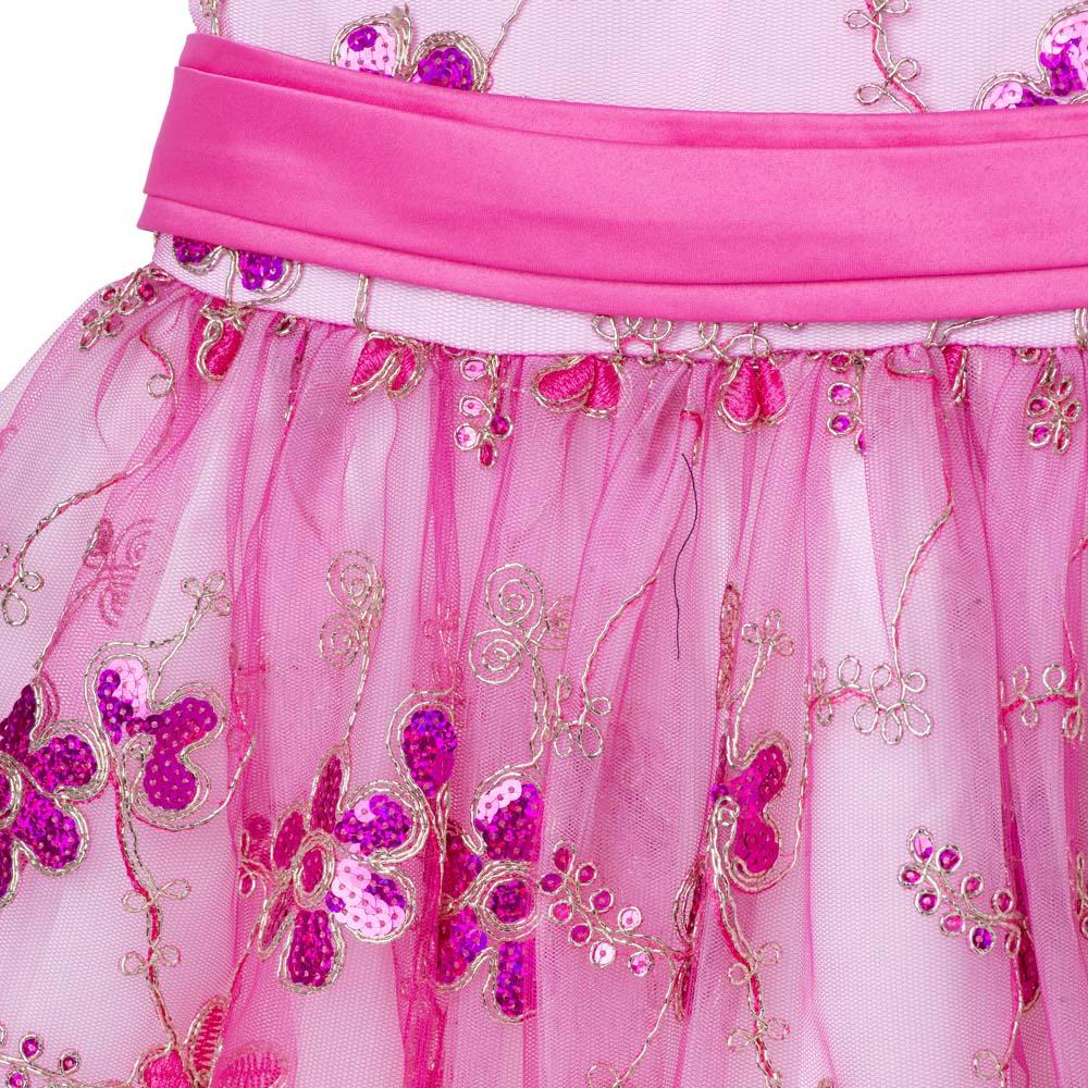 Pink & Gold Party Dress 3-5