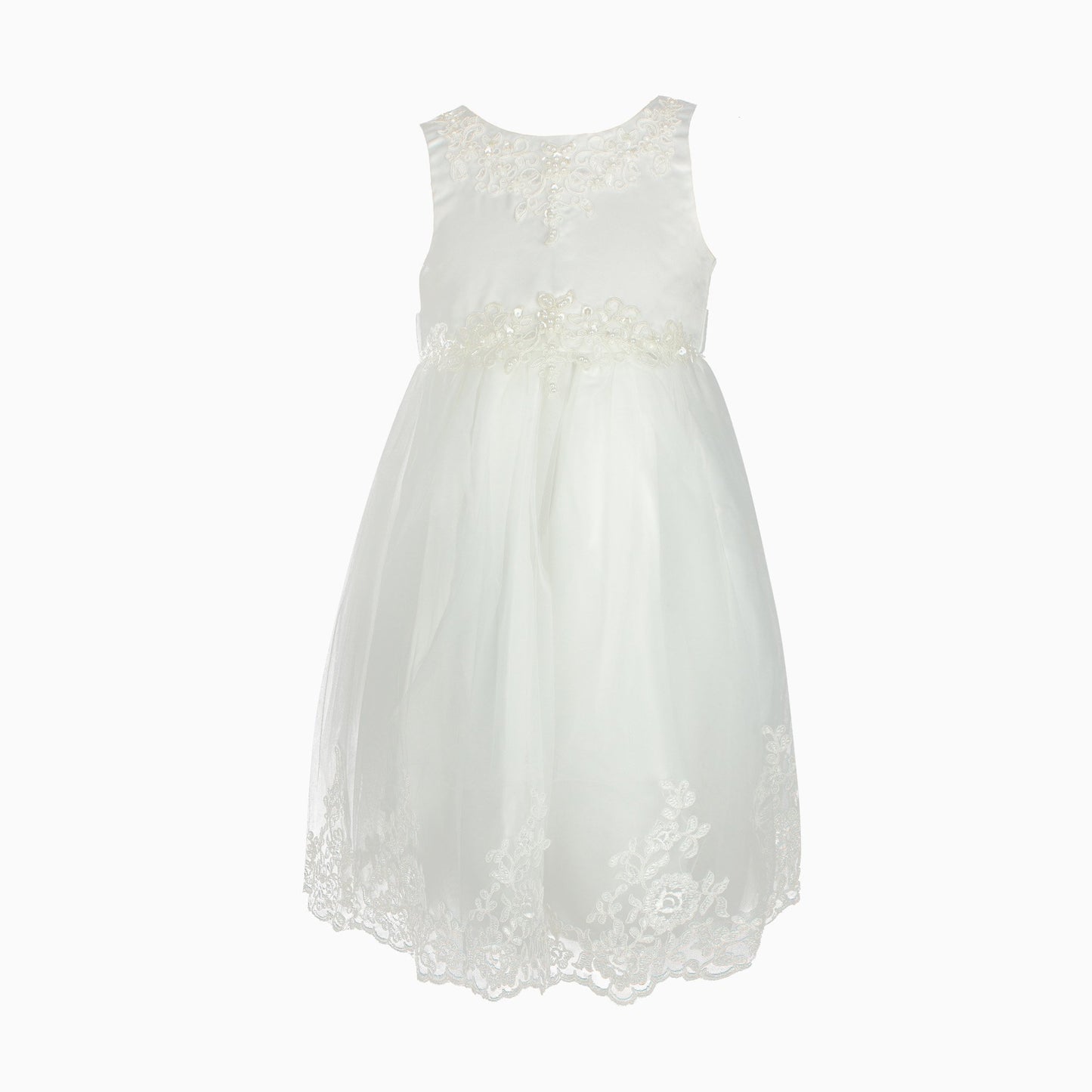 Ivory Sequin Formal Dress