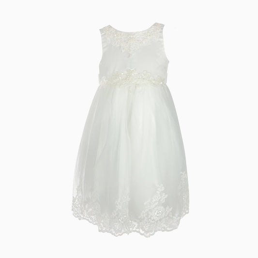 Ivory Sequin Formal Dress