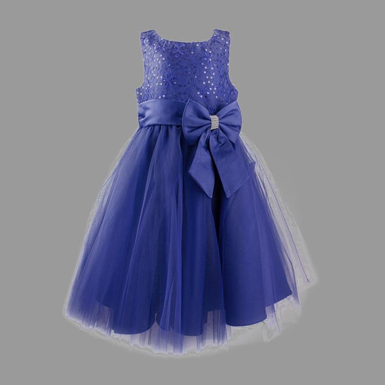 Formal Dress Navy Sequined 3-5