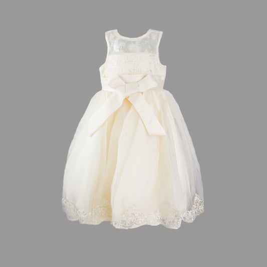 Formal Dress in Champagne with Lace 00-2