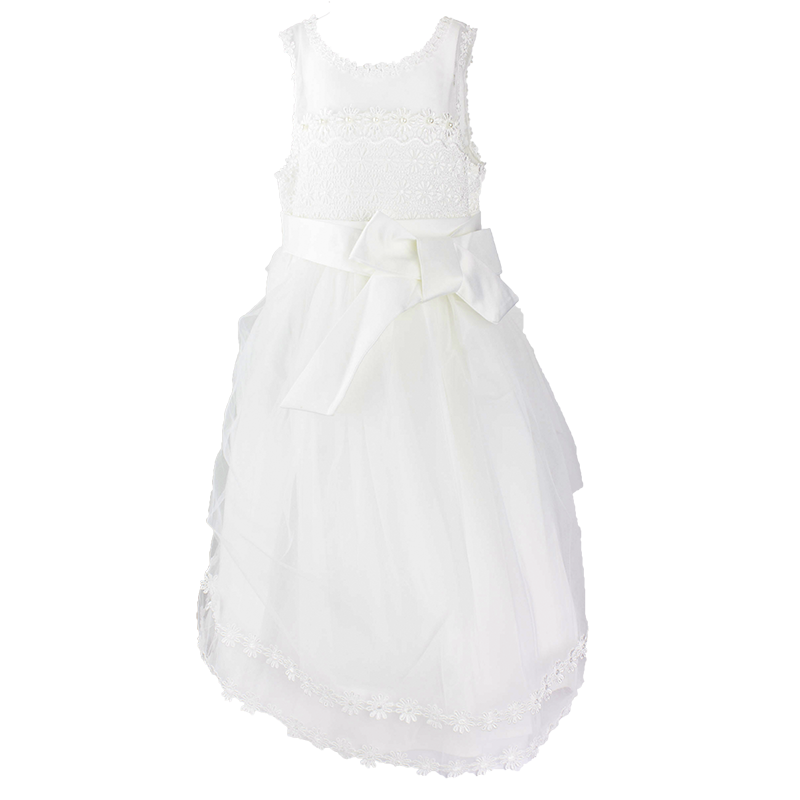 Formal Dress in Ivory with Daisy Pearl 6-8