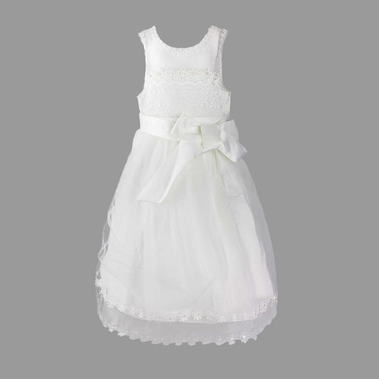 Formal Dress in Ivory with Daisy Pearl 6-8