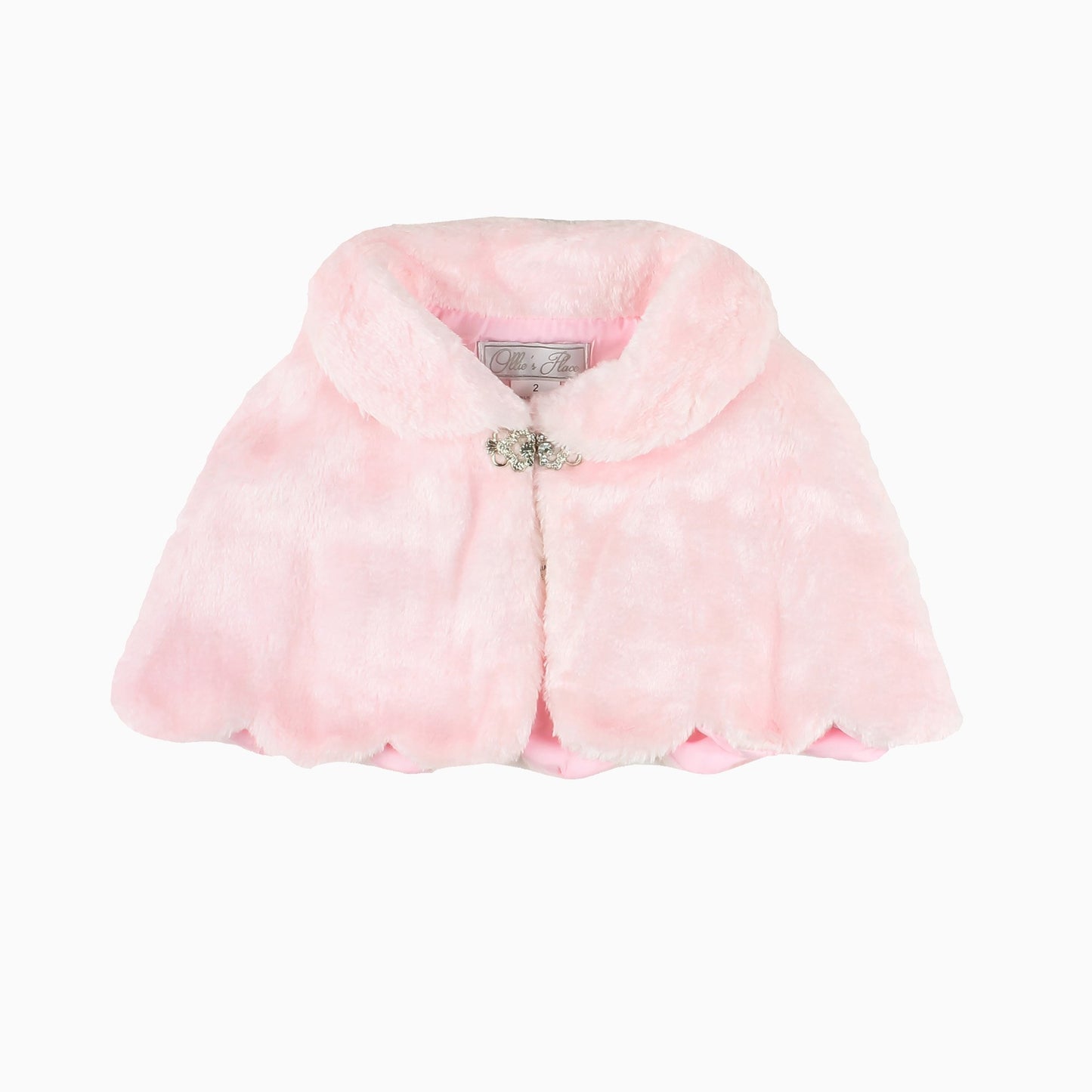 Pink Faux Fur Stole