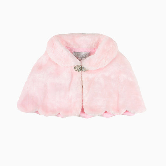 Pink Faux Fur Stole