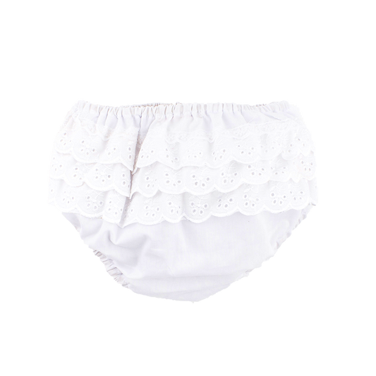 WHITE NAPPY PANT