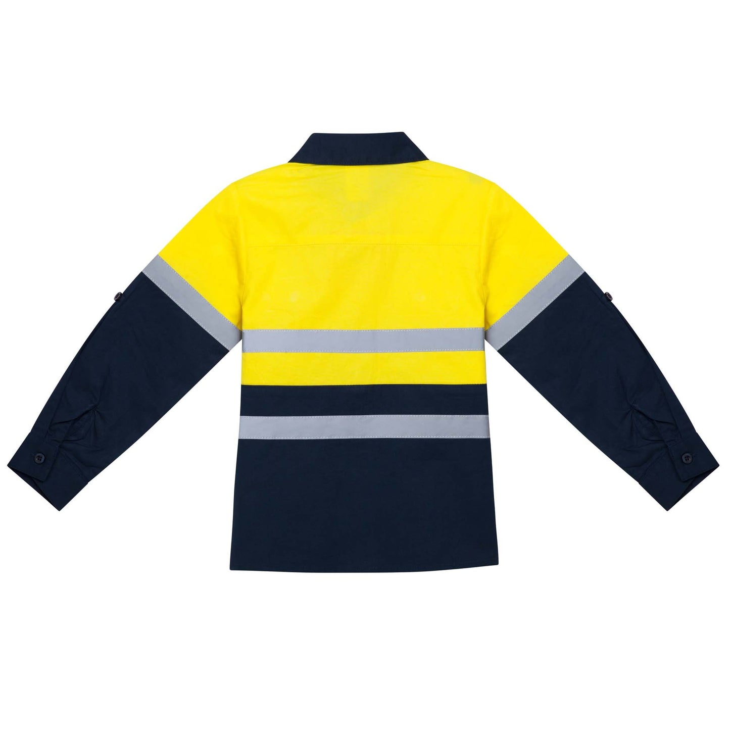 TRADIE WORK HI VIS SHIRT YELLOW