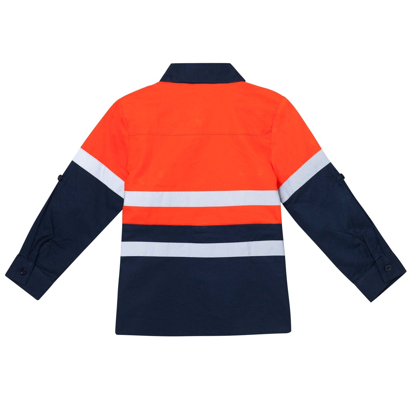 TRADIE WORK HI VIS SHIRT ORANGE