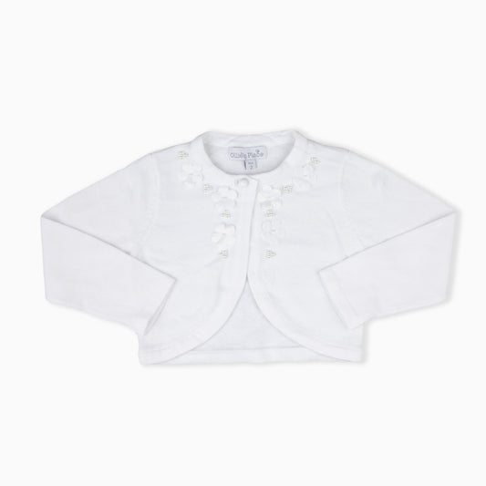 Ivory True Knit Bolero Cardigan