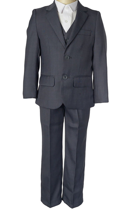 Formal Boys Grey 4 Piece Suit 2-7Y