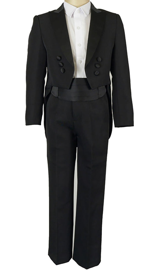 Formal Boys Tuxedo Tails Suit 2-5Y