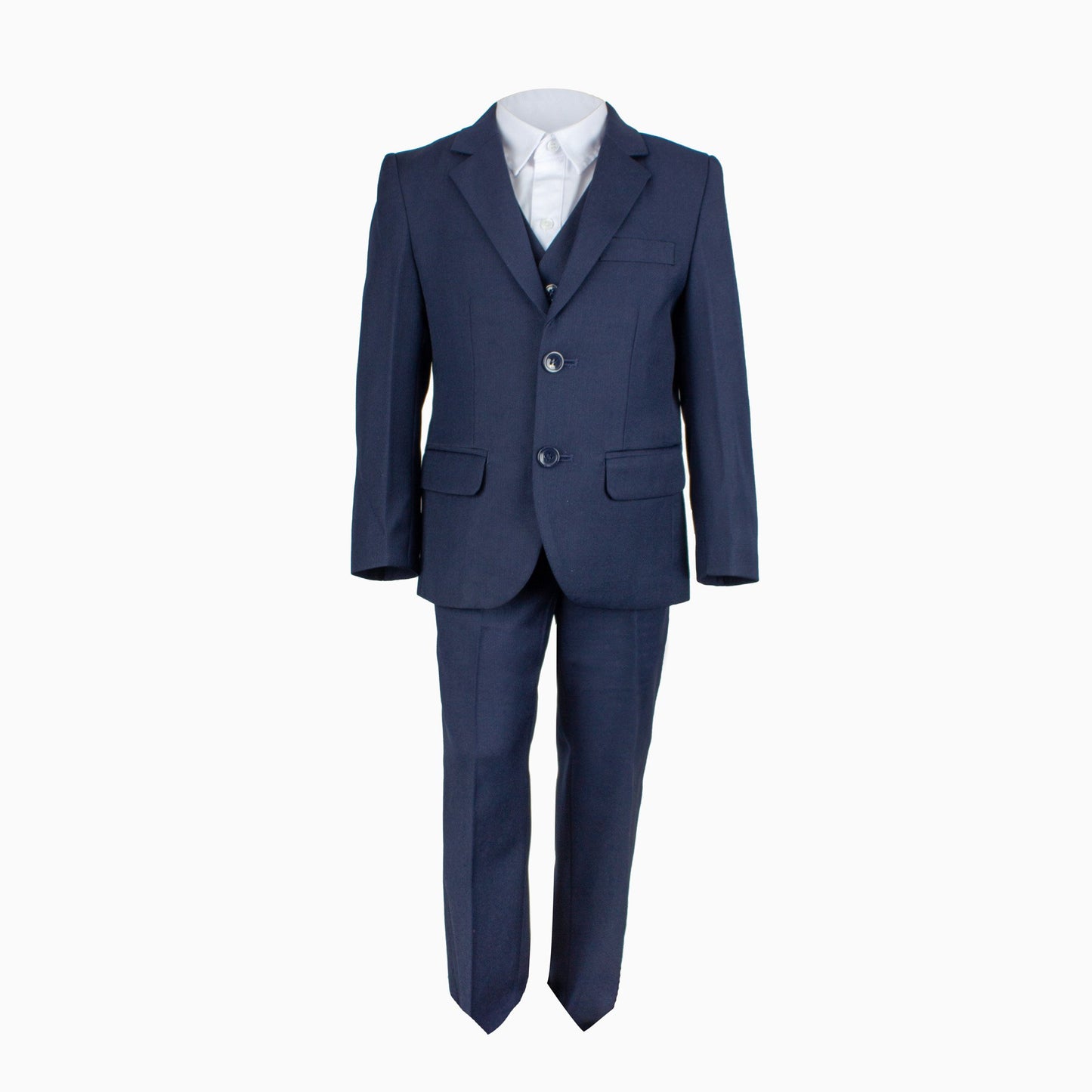 Formal Boys Navy 4 Piece Suit 8-13Y
