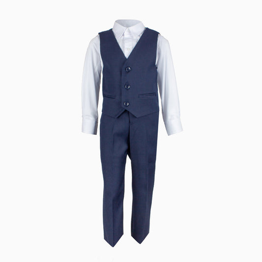 Formal Boys Navy 3 Piece Suit 6M-18M