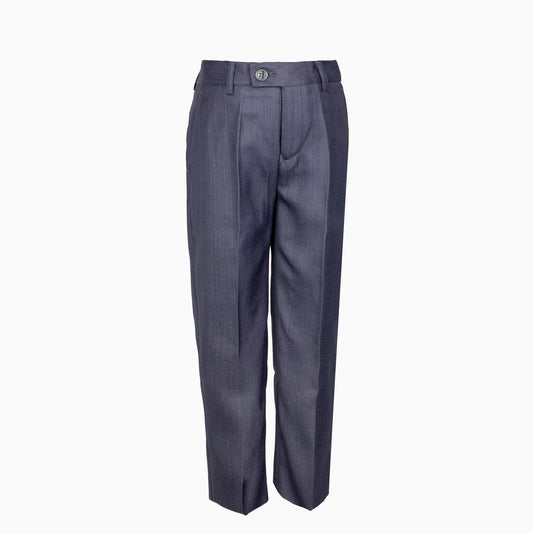 Formal Boys Grey Suit Pants 8-13Y