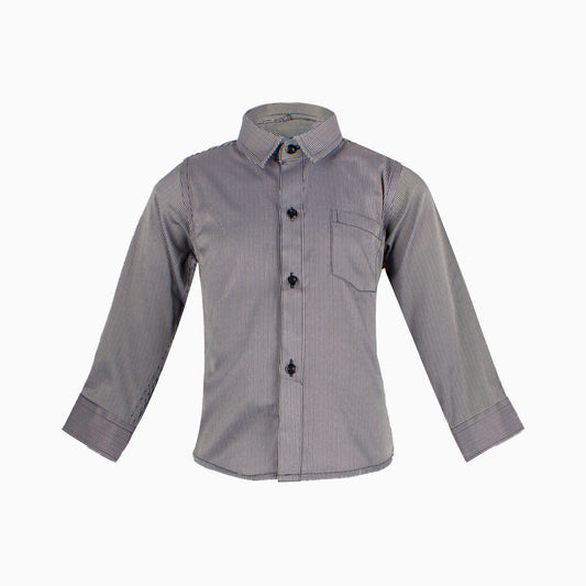 Formal Boys Shirt Grey 6-13
