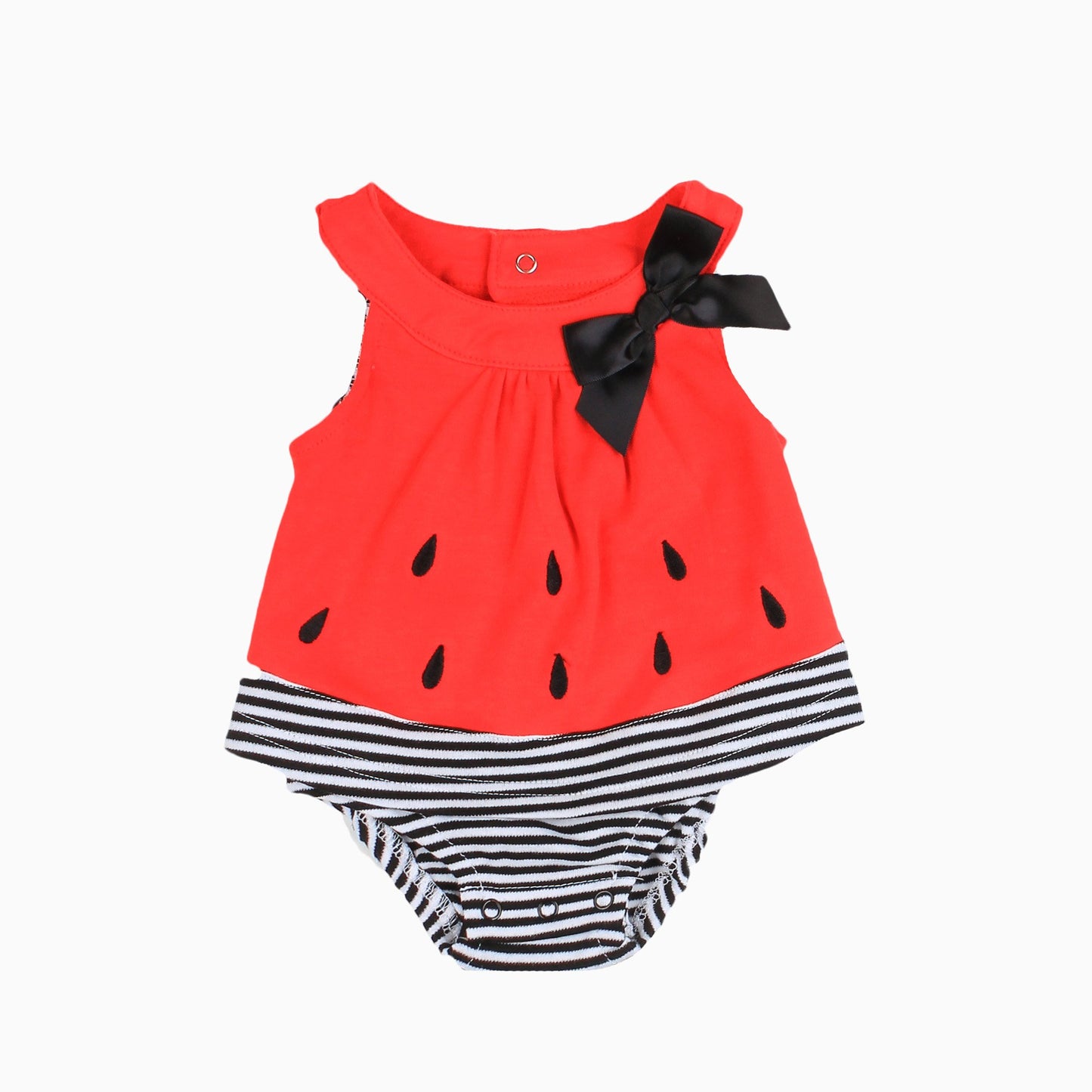 SPOTS & STRIPES WATERMELON PIP BODY DRESS