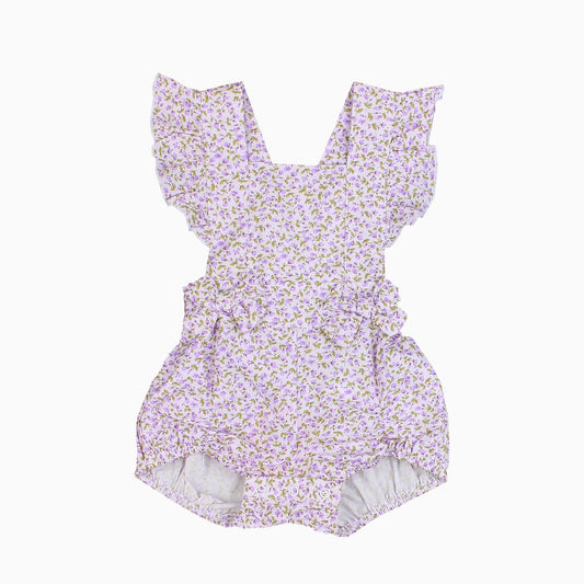 LILAC DITSY GARDEN FLORAL SUNSUIT