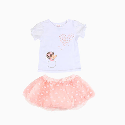 HOLLY HOBBIE GLITTER BUTTERFLY TEE & TUTU SET