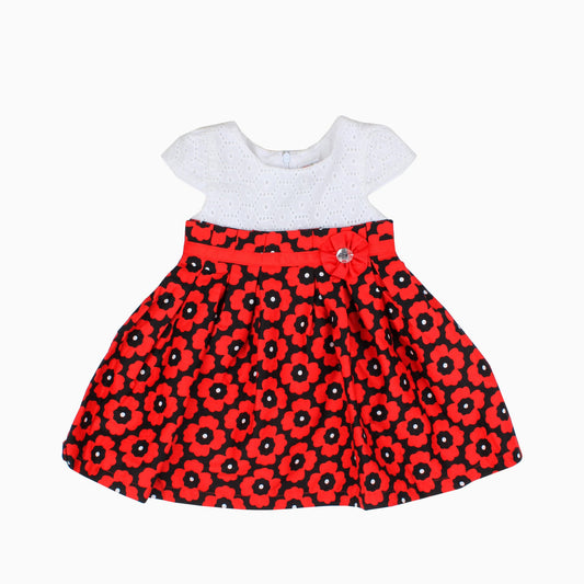 FLORAL ANGLAISE DRESS