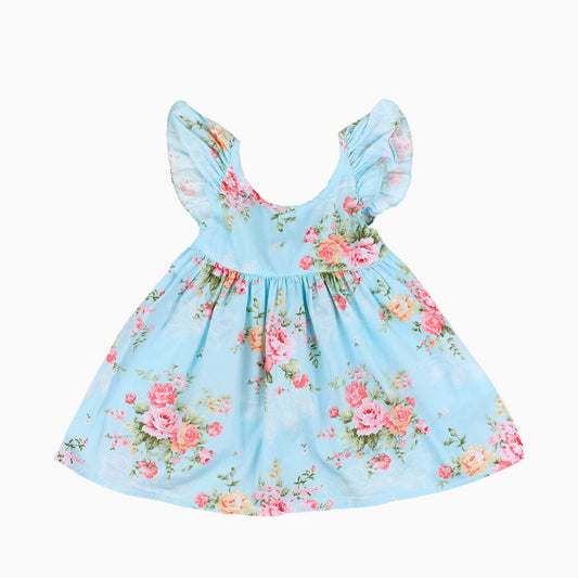 MISS ROSE LACE PRINT DRESS