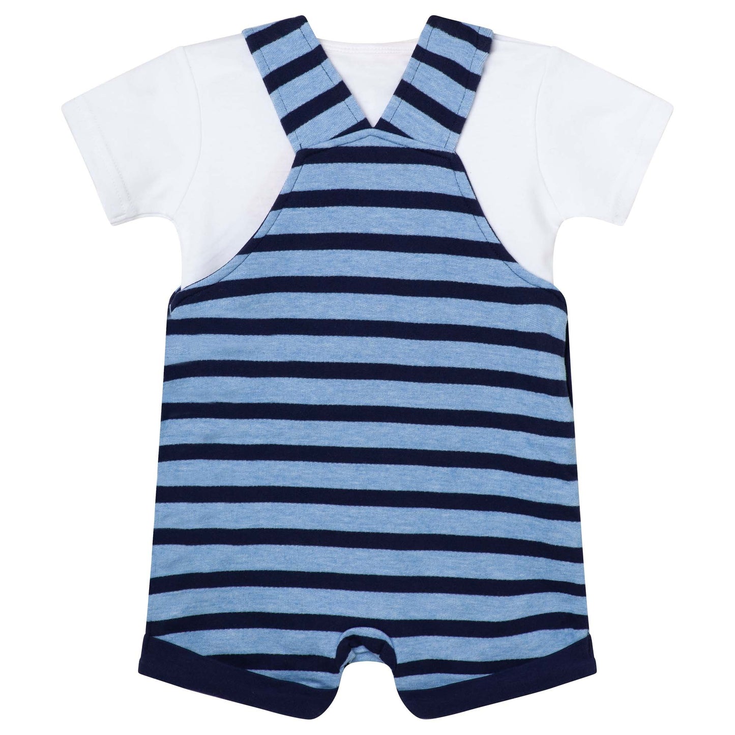 DINO BRIGHTS OVERALLS SET