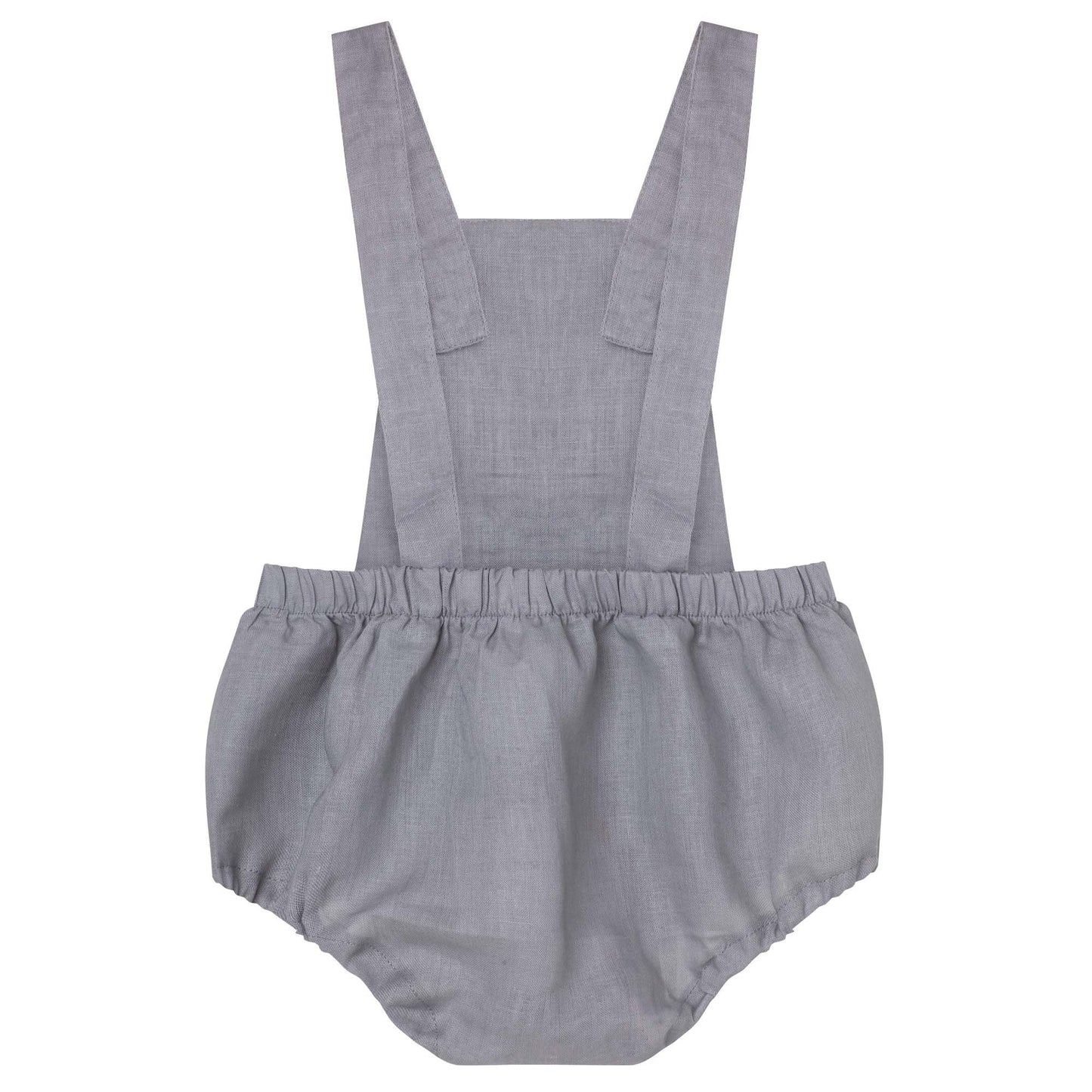 GREY LINEN OVERALLS