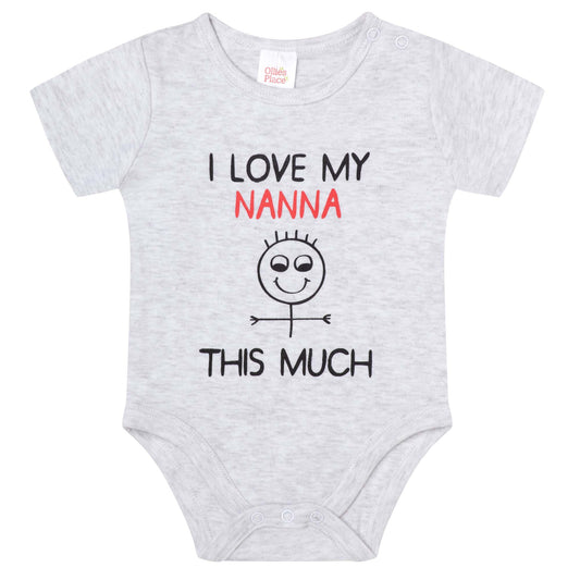 I LOVE MY NANNA THIS MUCH BODYSUIT