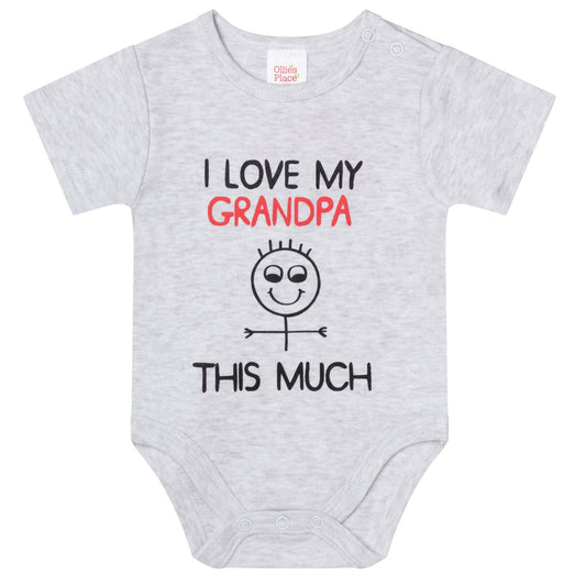 I LOVE MY GRANDPA THIS MUCH BODYSUIT