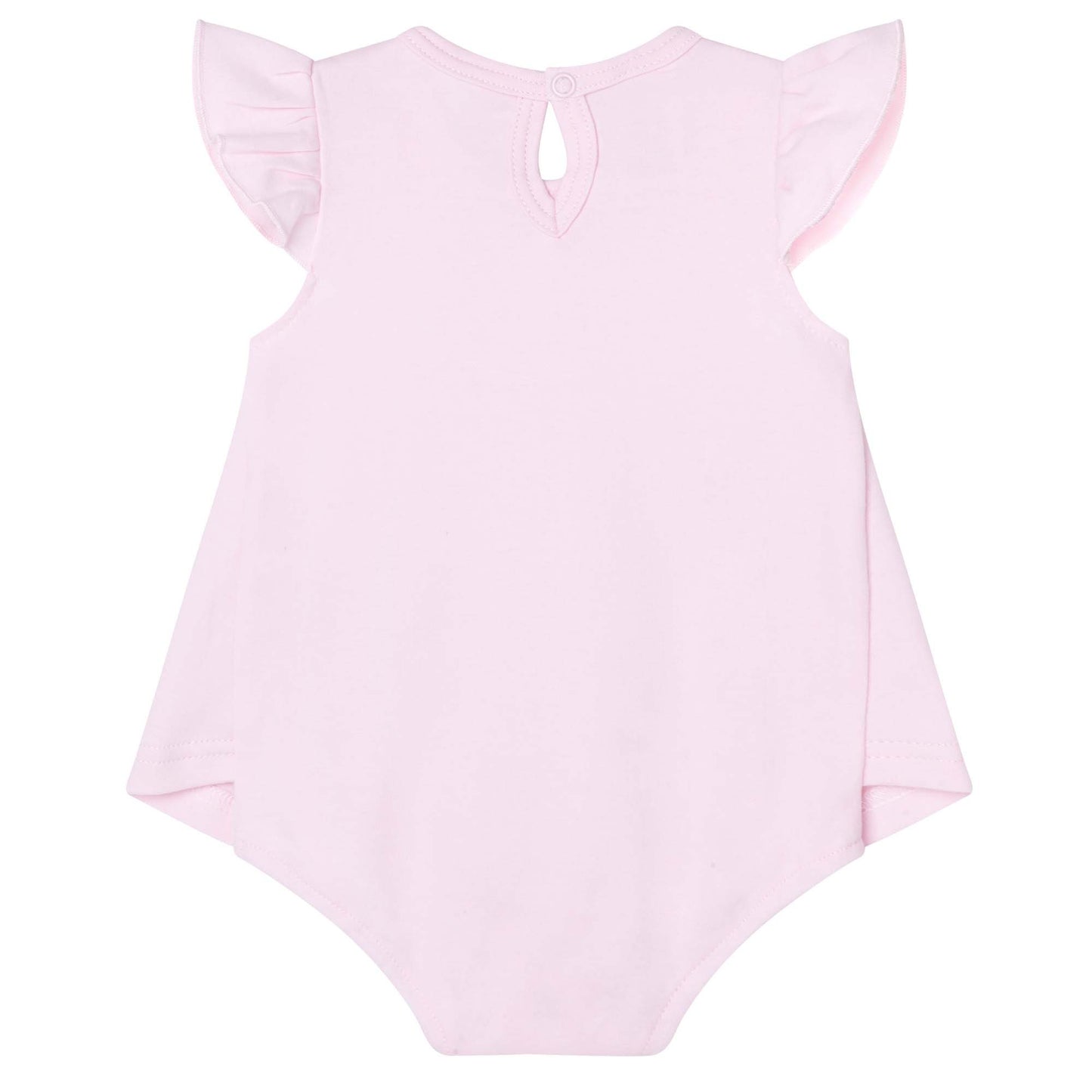 PINK BIRDY ROMPER DRESS