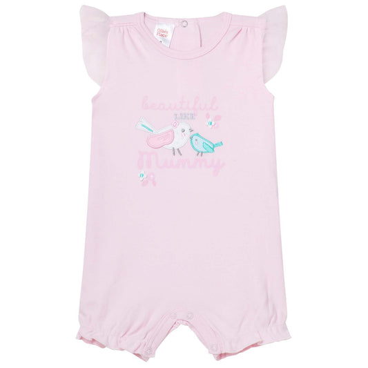 PINK BIRDY ROMPER