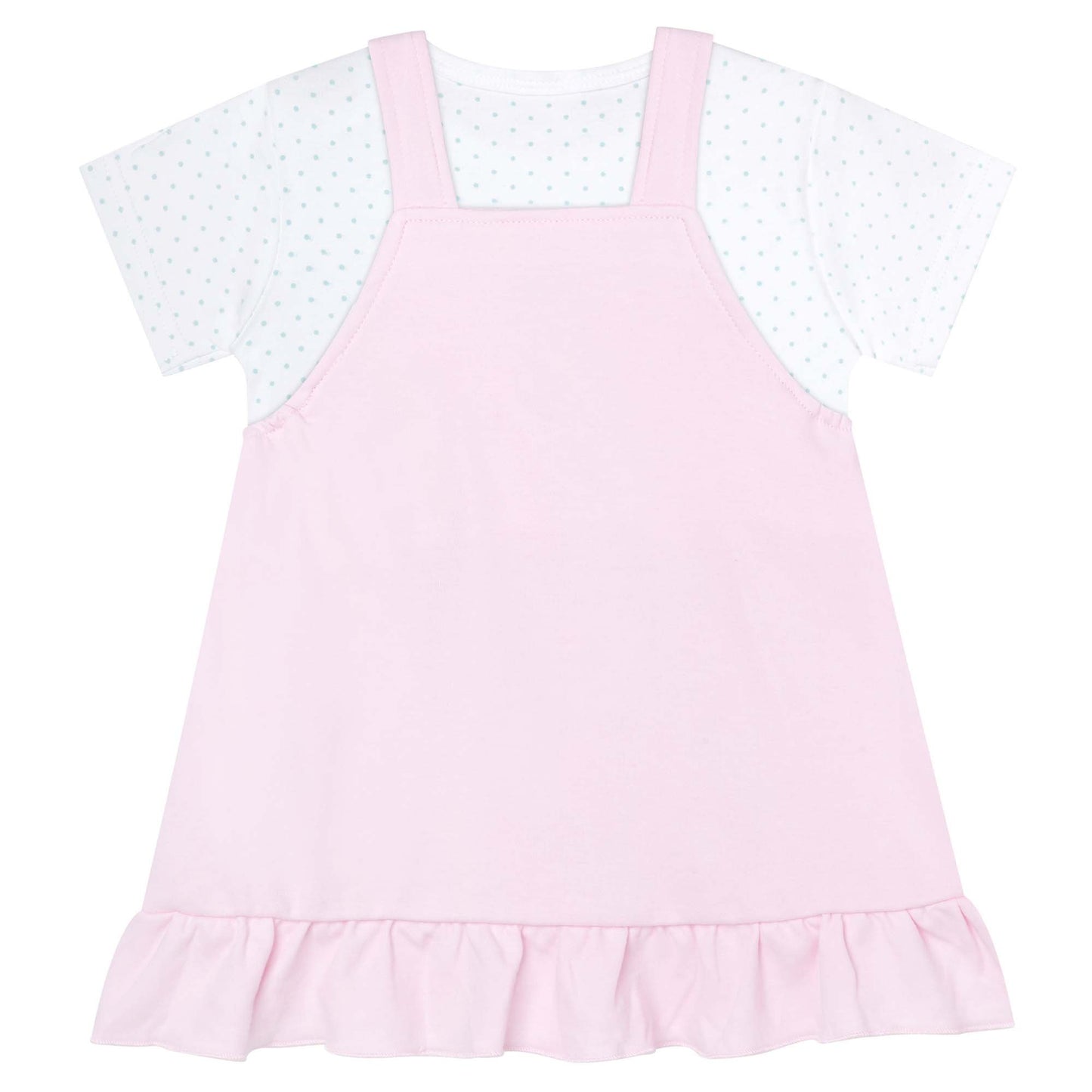 PINK BIRDY PINAFORE SET