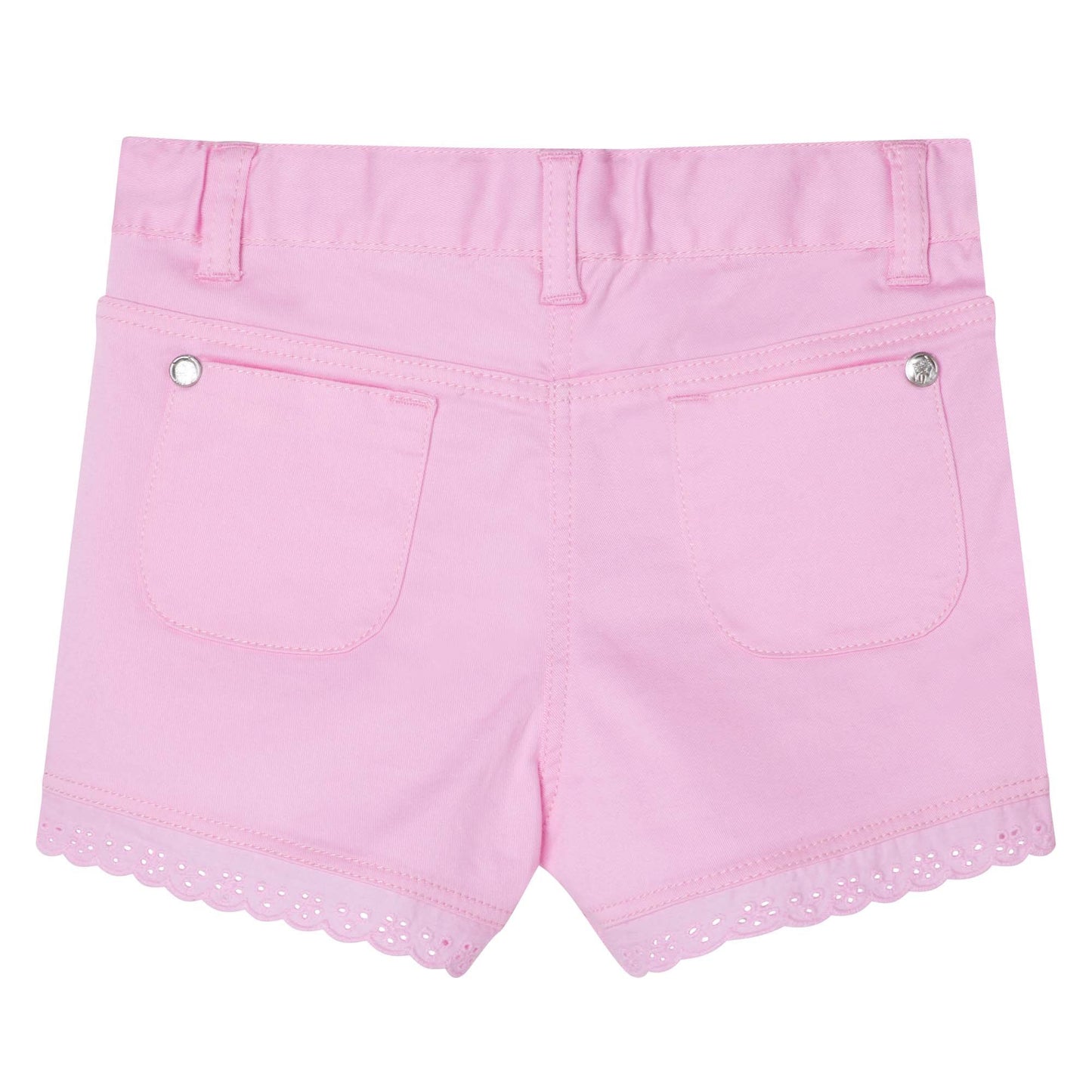 PINK BRODERIE LACE SHORTS