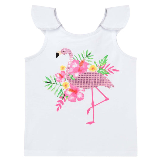 FLAMINGO PRINT TEE