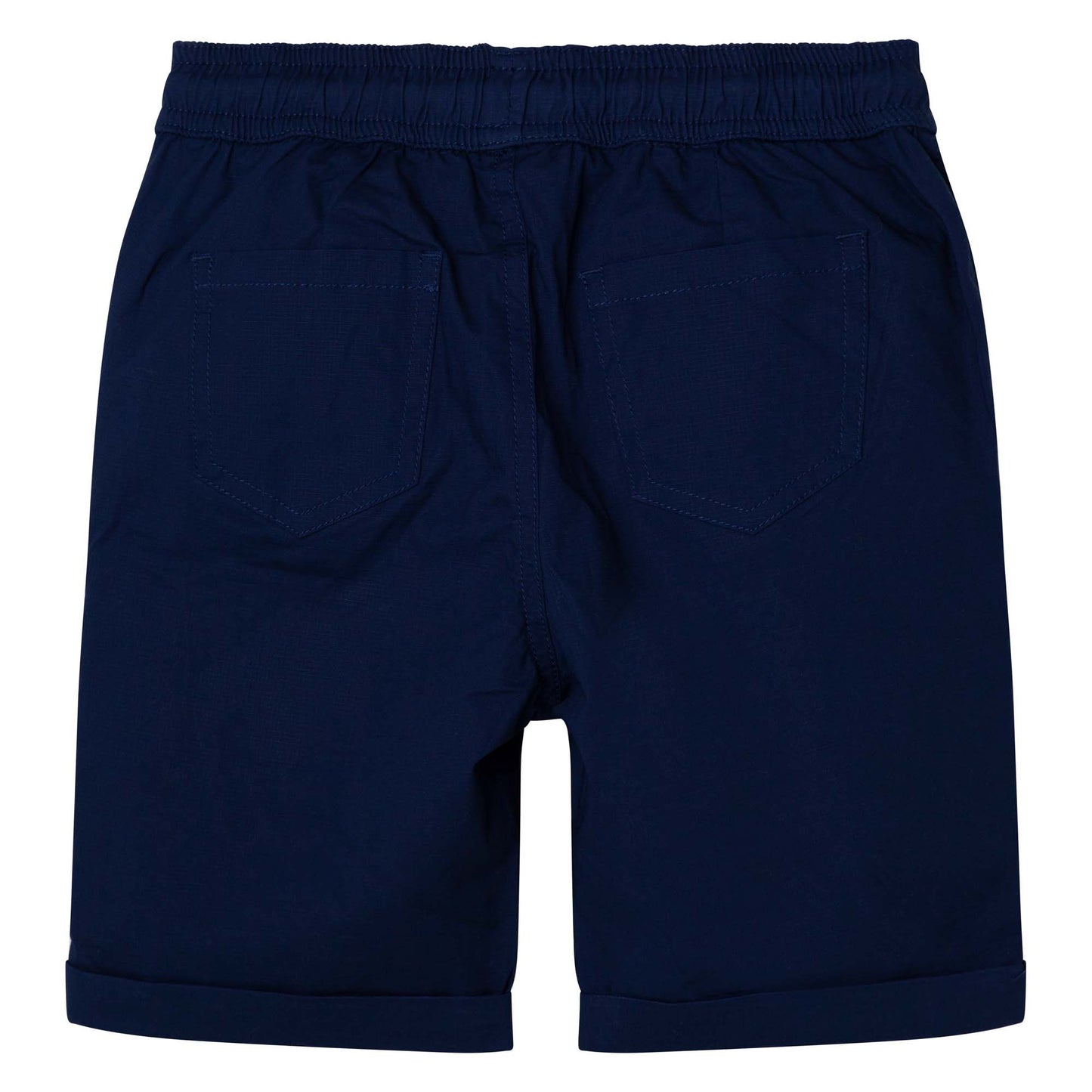 NAVY WOVEN SHORTS