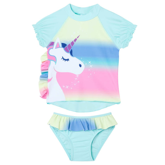 RAINBOW UNICORN SWIM SET