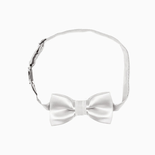 Silver Bow Tie
