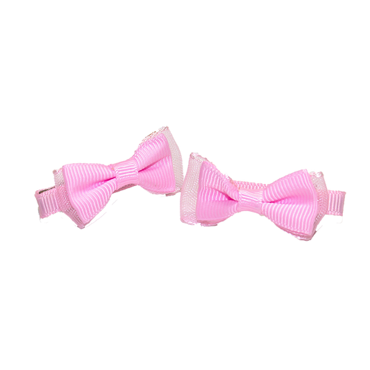 Hair Clip Baby Pink Bow