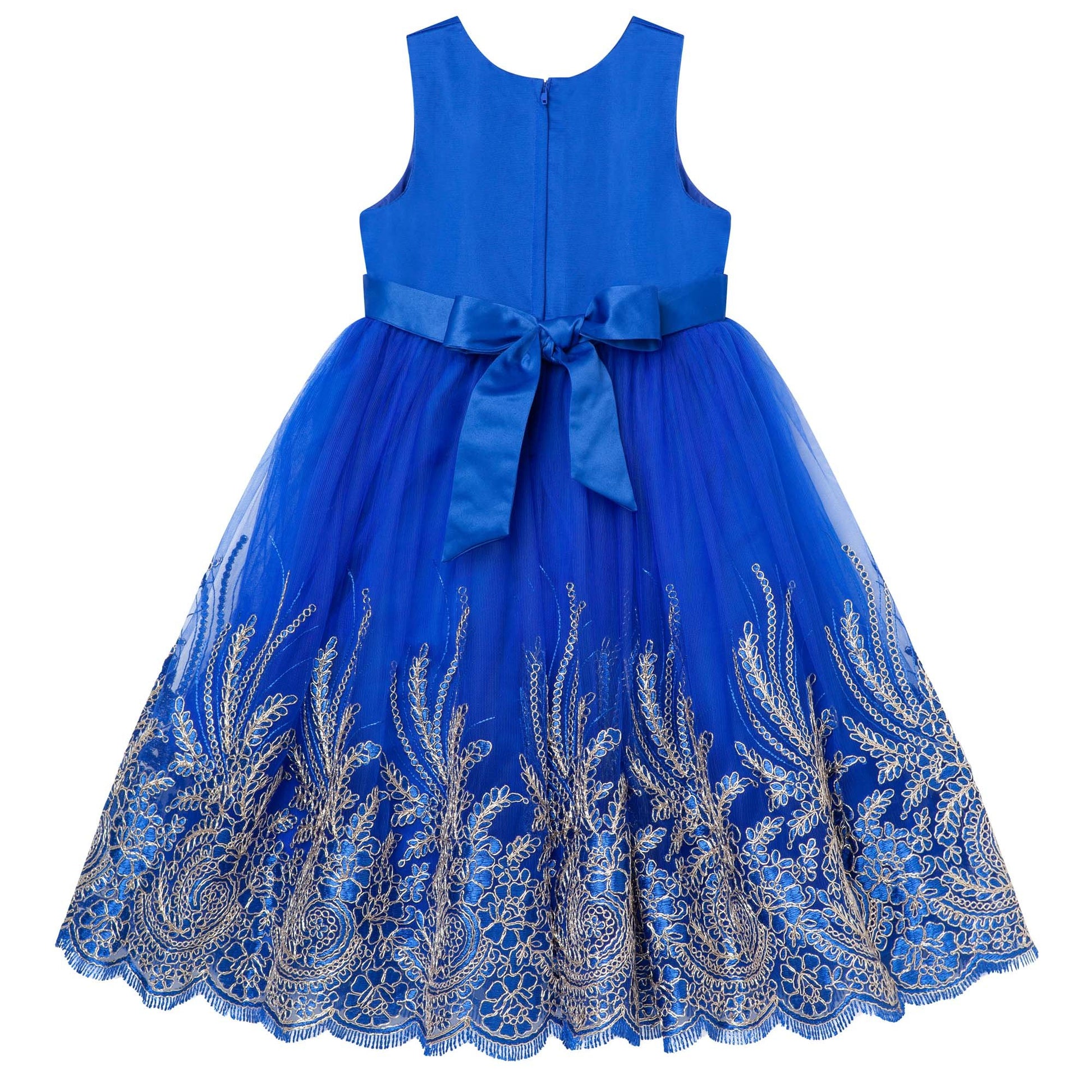 oyal Blue & Gold Party Dress6-10