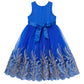 oyal Blue & Gold Party Dress6-10