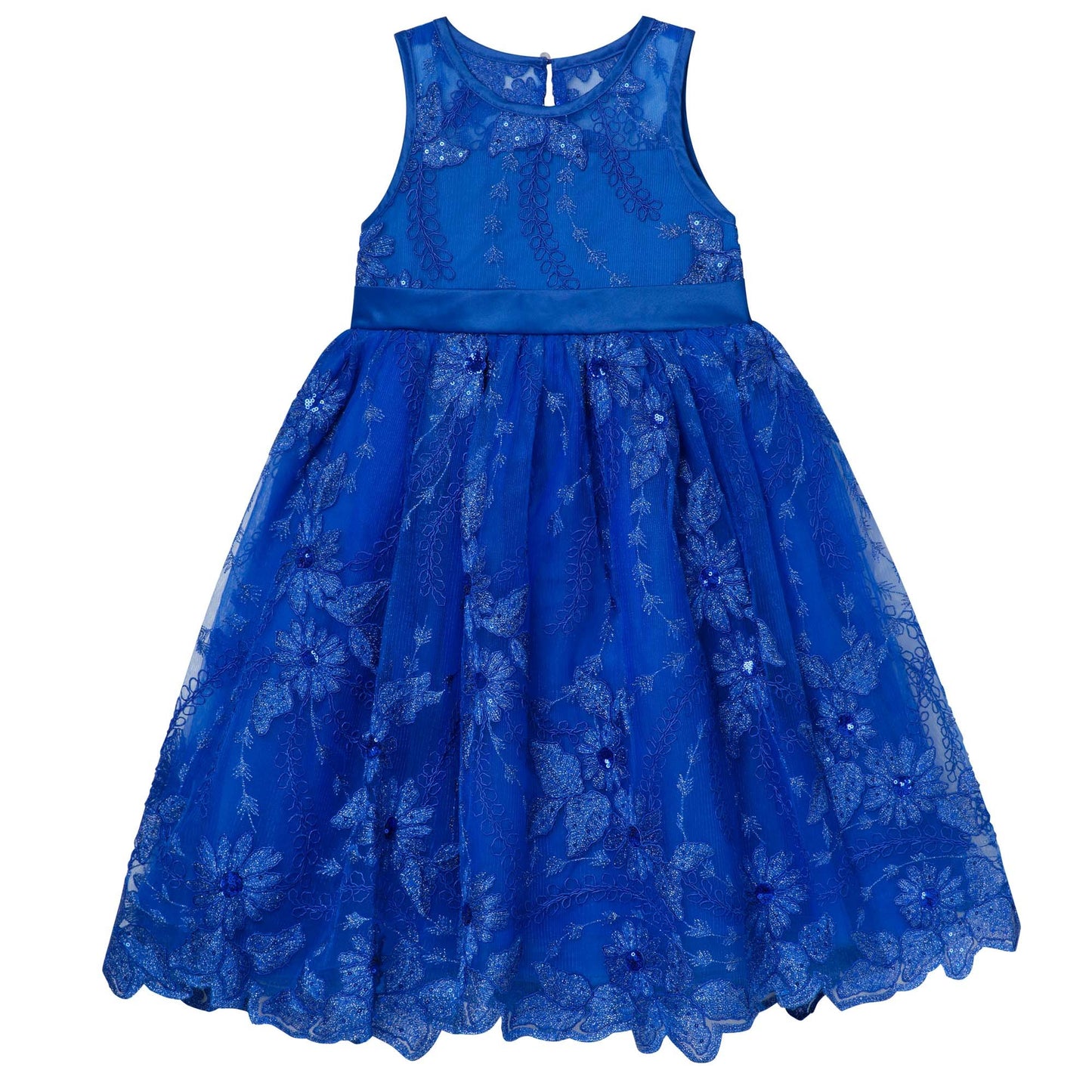 Navy Blue Lace Dress 6-8