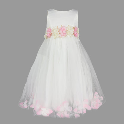 Formal Dress Ivory Petal Dress 1-2