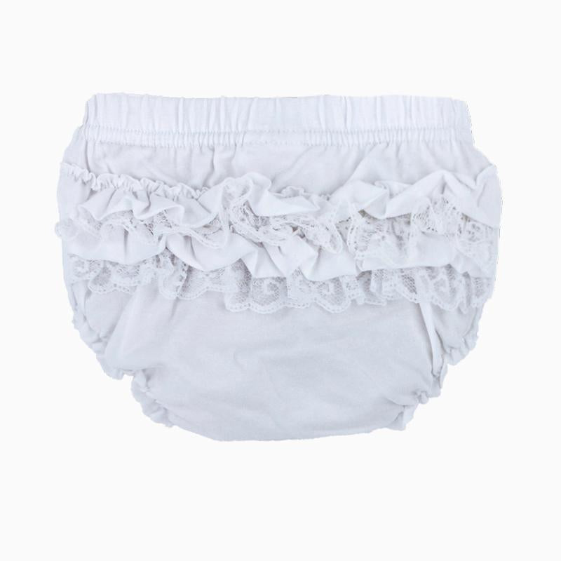 RUFFLE WHITE BLOOMER 
