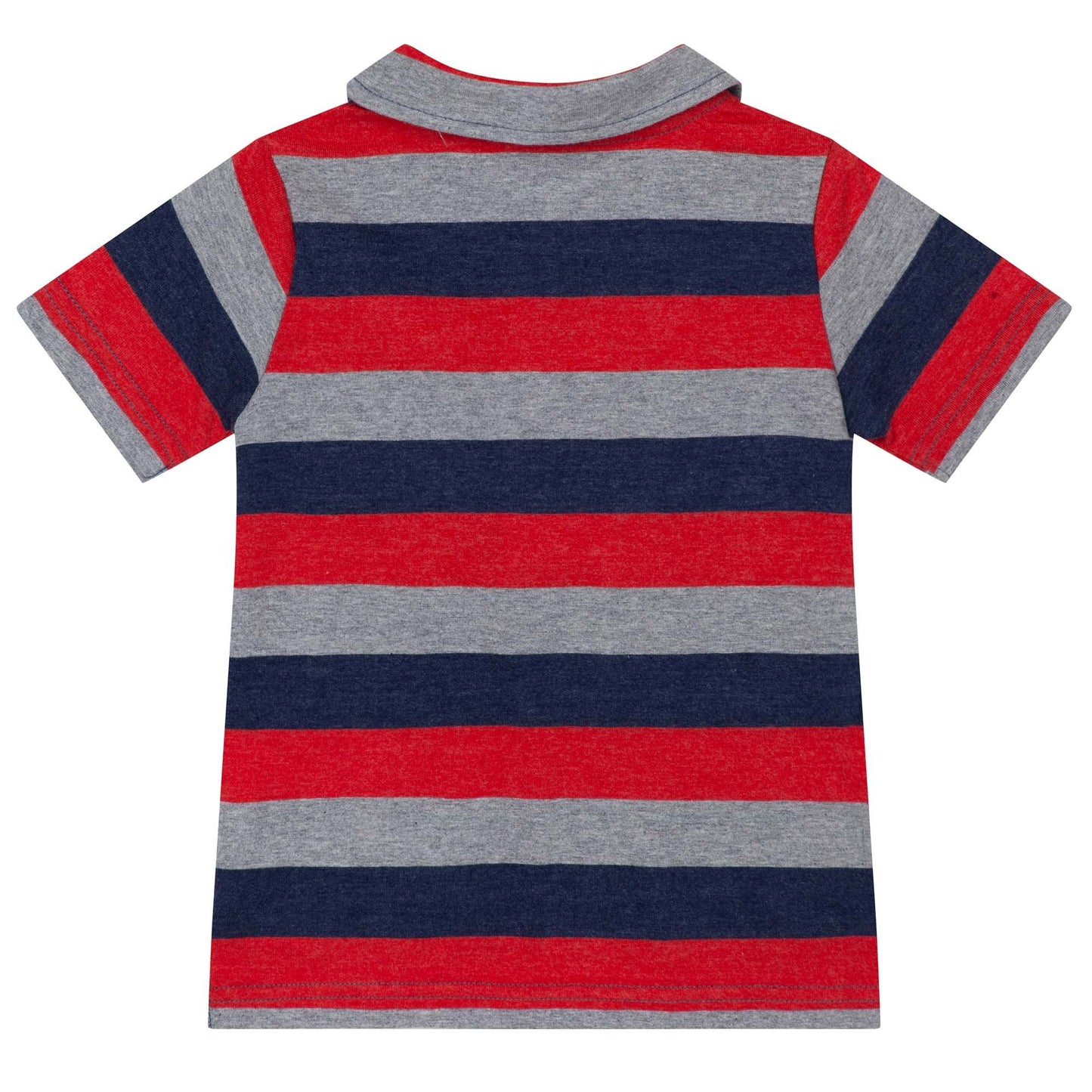 RED STRIPE POLO TEE SHIRT