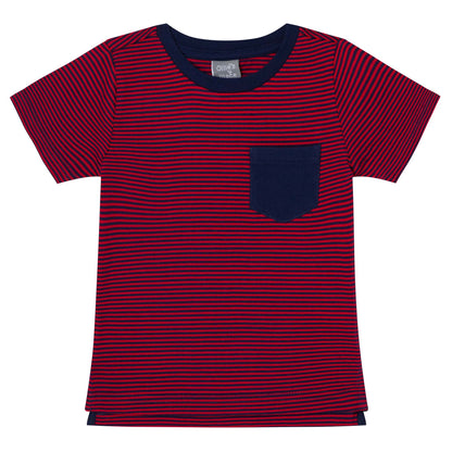 RED STRIPE TEE