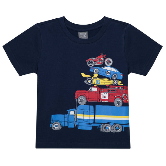 STACKED VEHICLES TEE