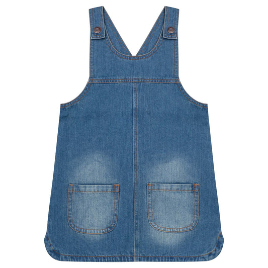 DENIM DAYS PINAFORE DRESS