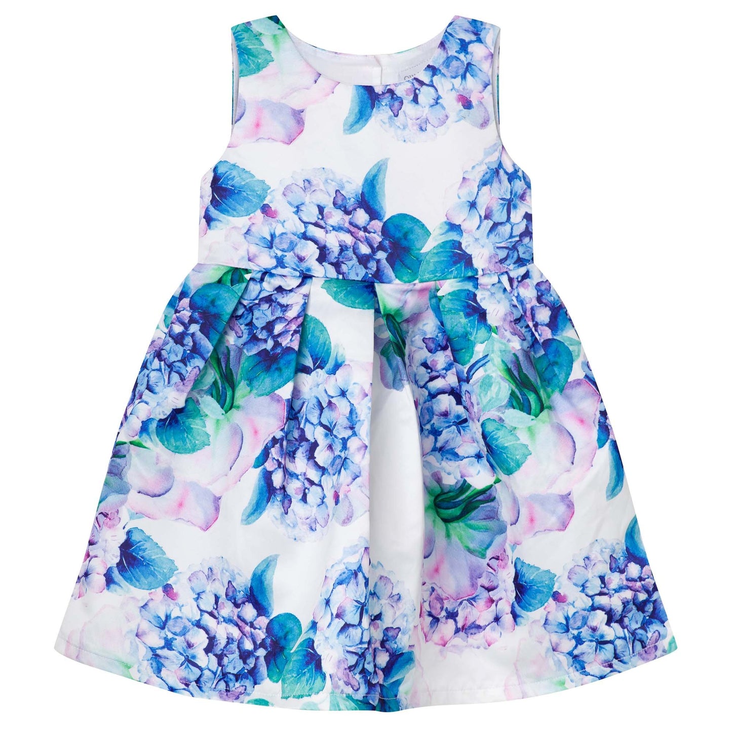 HYDRANGEA SATIN DRESS