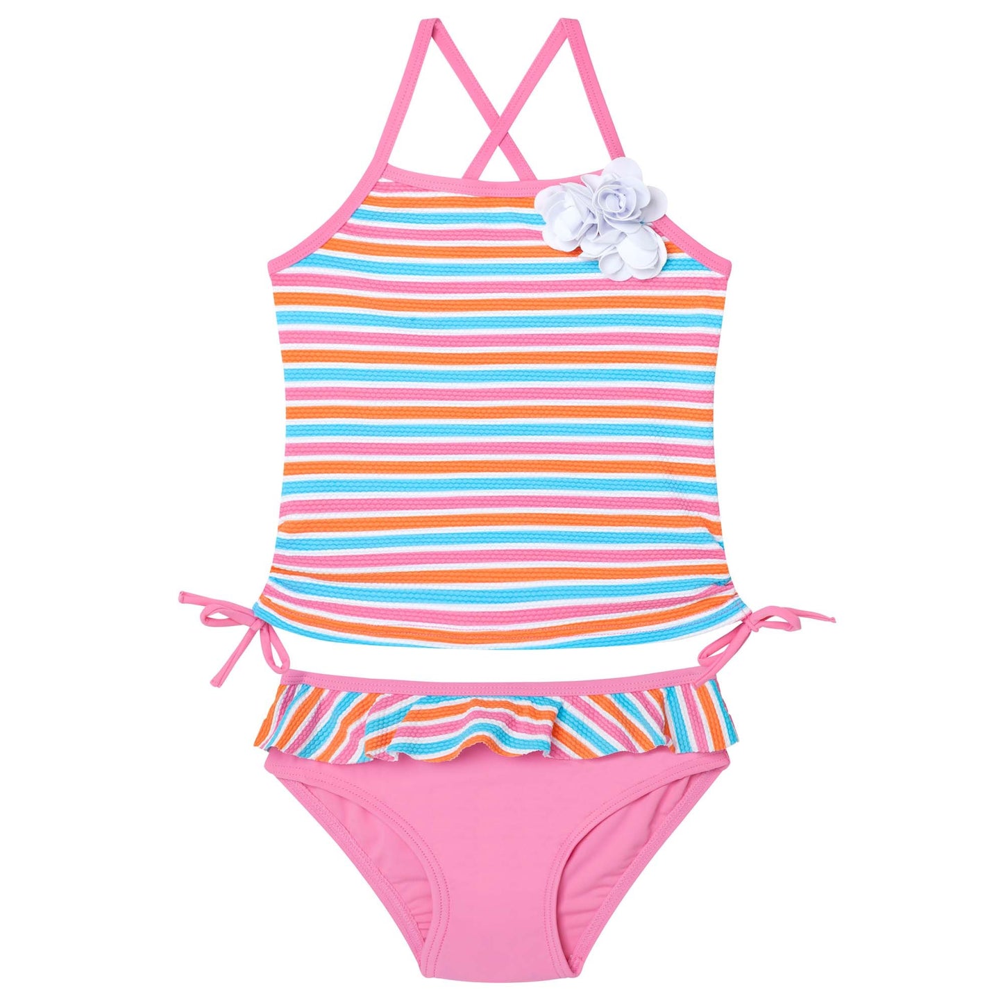 VINTAGE STRIPE TANKINI SWIM SET