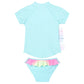 RAINBOW UNICORN SWIM SET